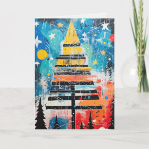 Abstract Design Holiday Card