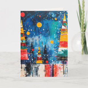 Abstract Design Holiday Cards