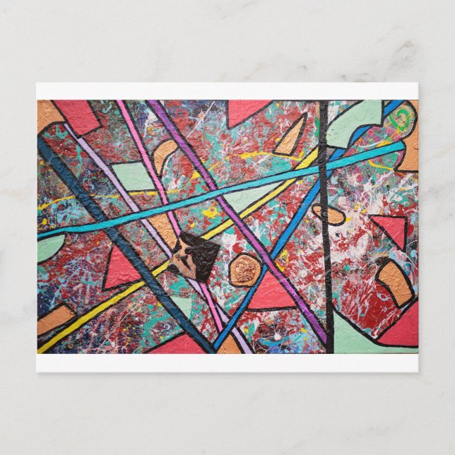 Abstract Design I Postcard (Front)