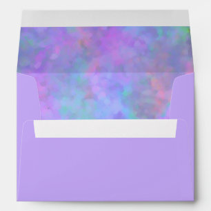Abstract Design in Purple Pink Blue Envelope