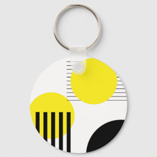 Abstract design key ring