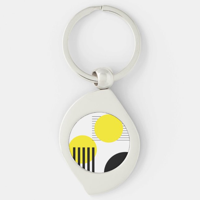 Abstract design key ring (Front)