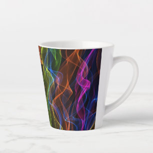 Abstract Design Latte Mug