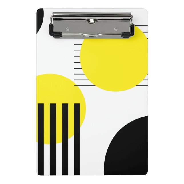 Abstract design mini clipboard (Front)