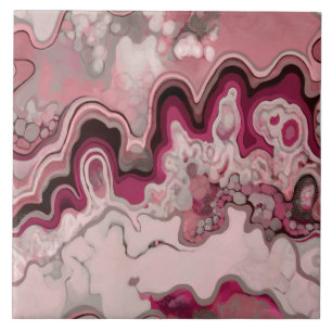 Abstract design, modern painting, waves, lines tile