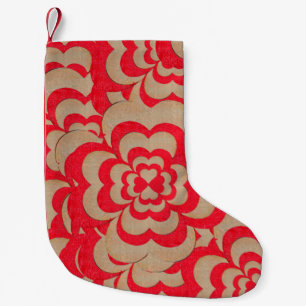 Abstract design of hearts. Valentines day backgrou Small Christmas Stocking