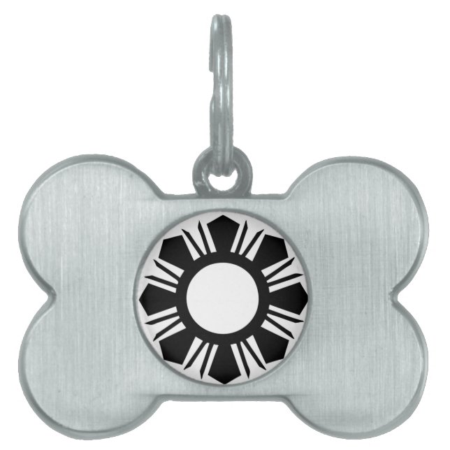 ABSTRACT DESIGN PET TAG (Front)