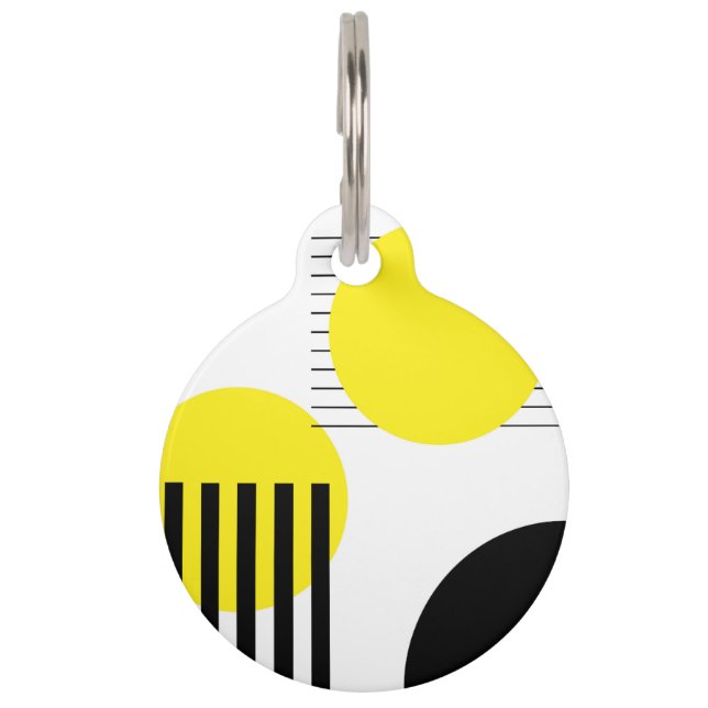 Abstract design pet tag (Front)