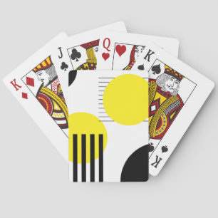 Abstract design playing cards