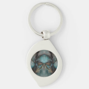 Abstract Design Scary Viking mask Key Ring