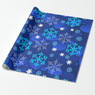 Abstract  Design Snowflakes Wrapping Paper