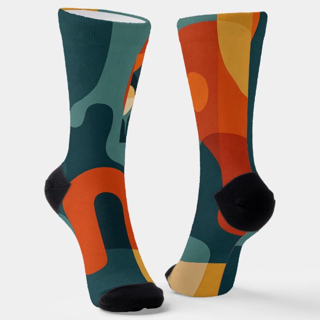 Abstract Design Socks (Angled)