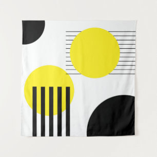 Abstract design tapestry