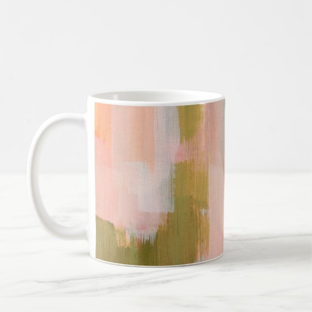 Abstract design Versatile artistic. Brush strokes  Coffee Mug (Left)