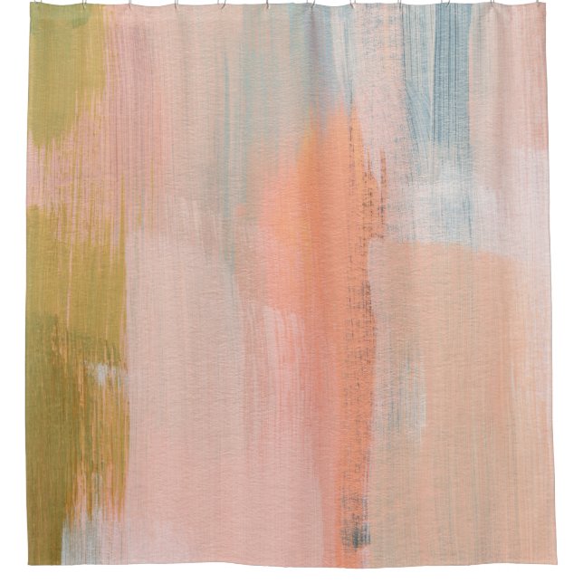 Abstract design Versatile artistic. Brush strokes  Shower Curtain (Front)