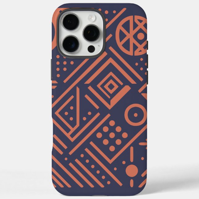 Abstract design with geometric shapes Case-Mate iPhone case (Back)