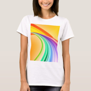 Abstract Design Yellow Orange Background-10527 T-Shirt