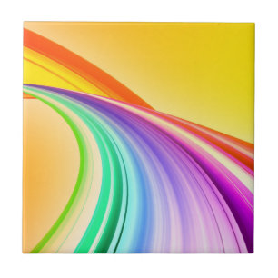 Abstract Design Yellow Orange Background Banner Tile