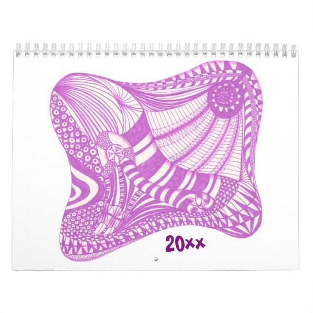 Abstract Designs Drawings Paintings Calendar (Cover)
