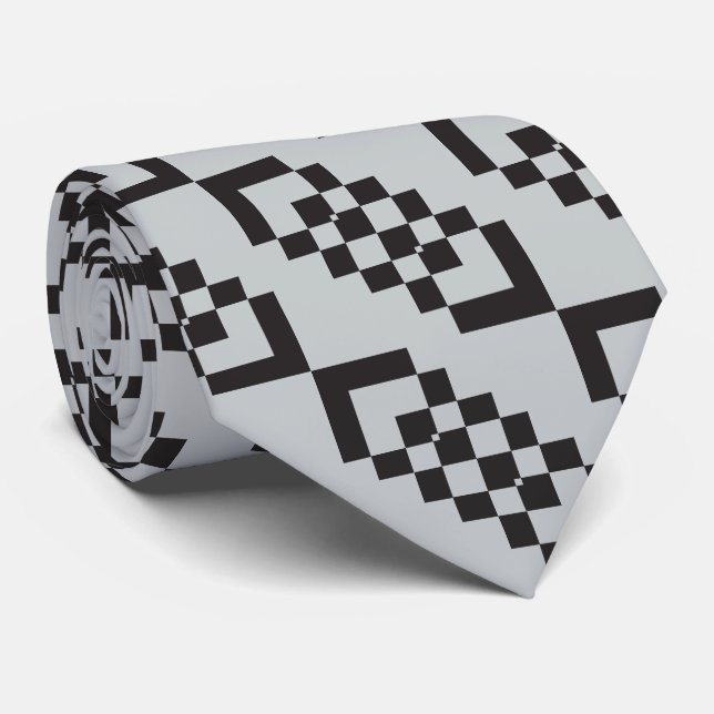 abstract diagonal arabesque square games tie (Rolled)