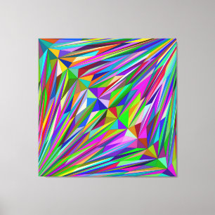 Abstract Diamond Canvas Print