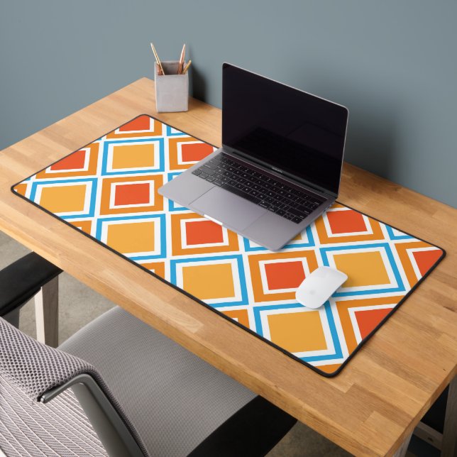 Abstract diamond geometrical desk mat (Office 2)