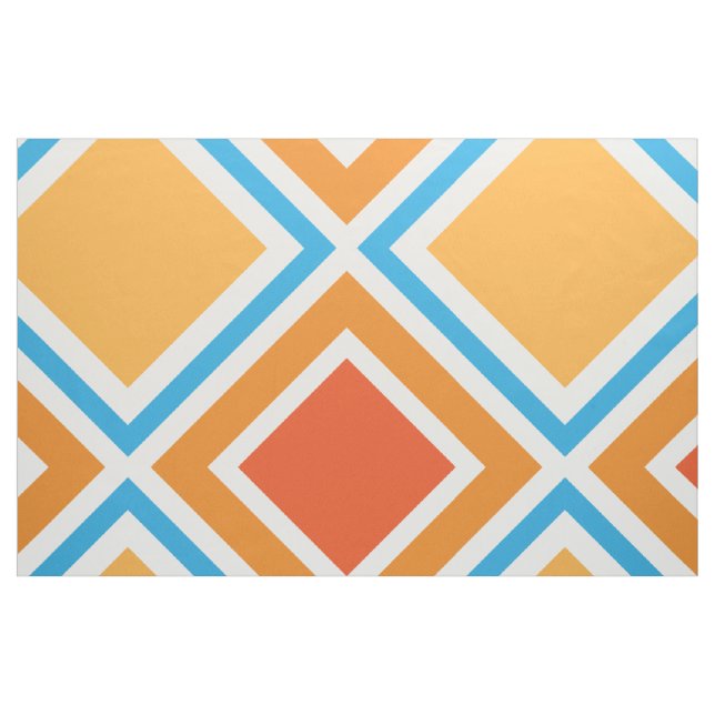 Abstract diamond geometrical fabric (Fat Quarter)