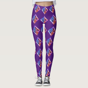 Abstract Diamond Leggings