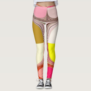 abstract digital artwork  leggings