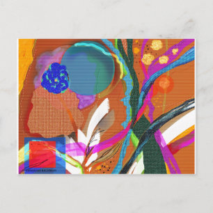 Abstract Digital Exploration  Postcard 3