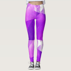 Abstract Digital Modern Art Pattern Leggings