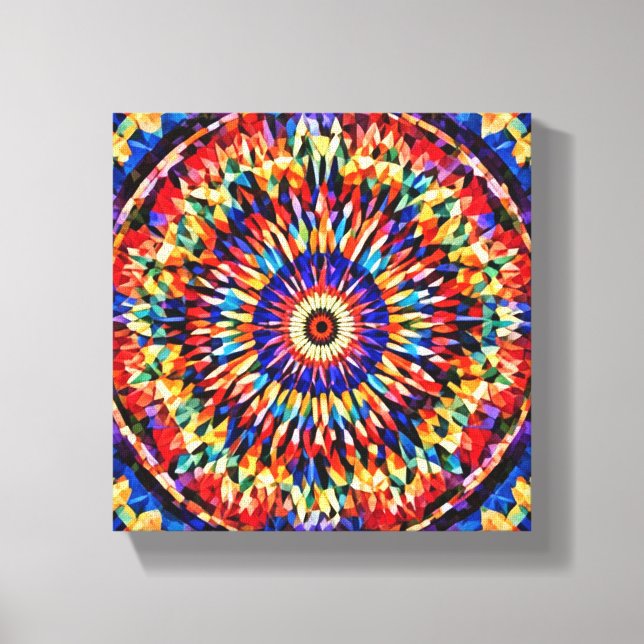 Abstract Digital Painting Canvas (Front)