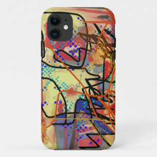 abstract  digital painting iPhone 11 case