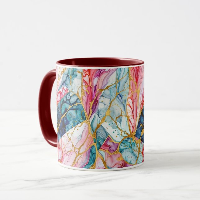 Abstract digital pattern 1198 - Mug (Front Left)
