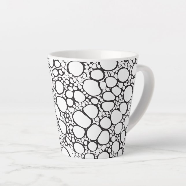 Abstract digital work 10 latte mug (Right Angle)