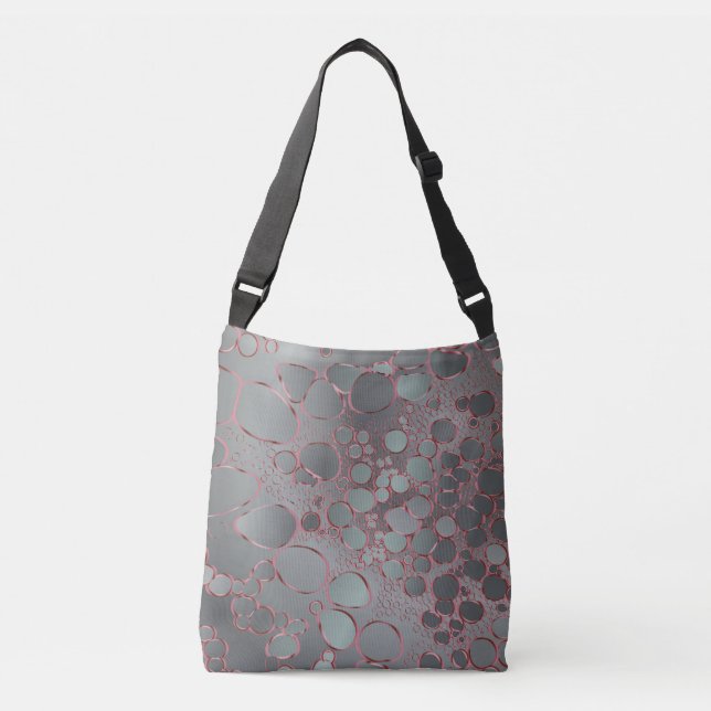 Abstract digital work 3 crossbody bag (Front)