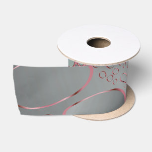 Abstract digital work 3 satin ribbon