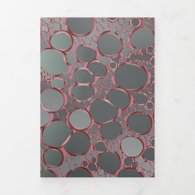 Abstract digital work 3 Tri-Fold holiday card (Cover)