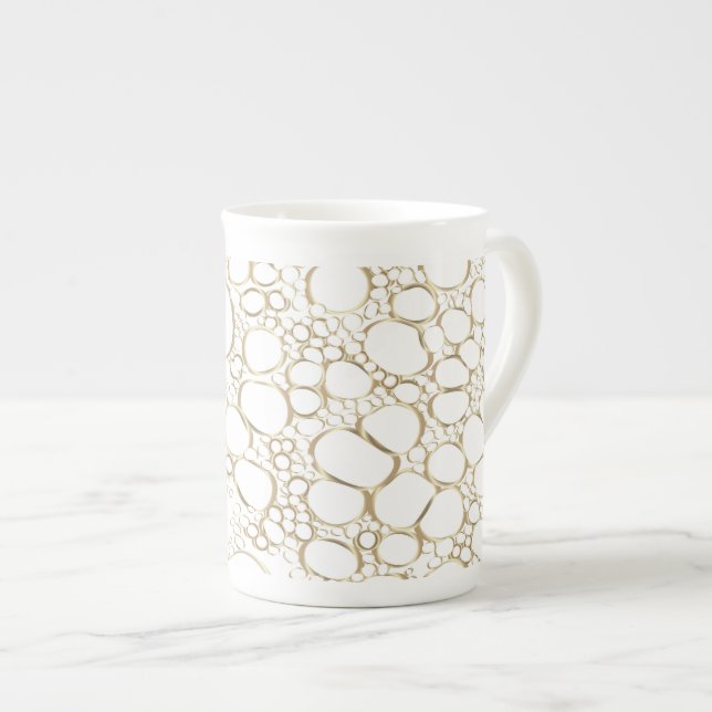 Abstract digital work 4 bone china mug (Front Right)