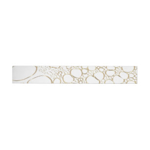 Abstract digital work 4 wrap around label