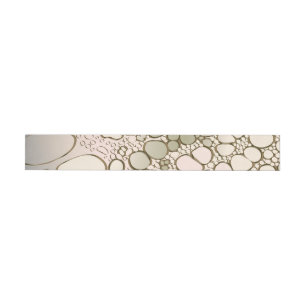 Abstract digital work 5 wrap around label