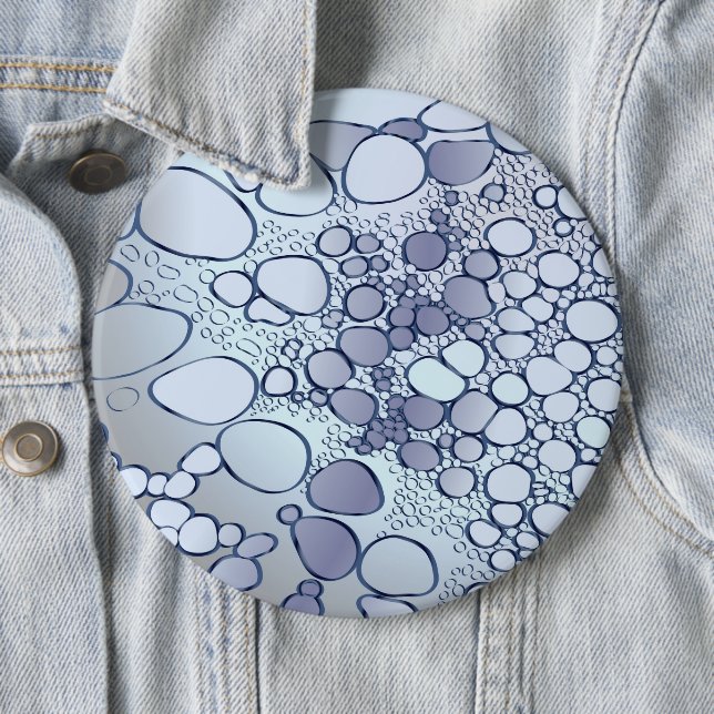 Abstract digital work 6 6 cm round badge (In Situ)