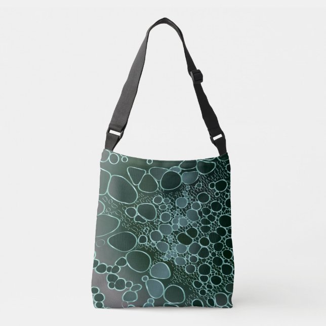 Abstract digital work 9 crossbody bag (Front)
