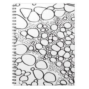Abstract digital work notebook