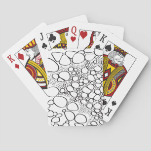 Abstract digital work playing cards