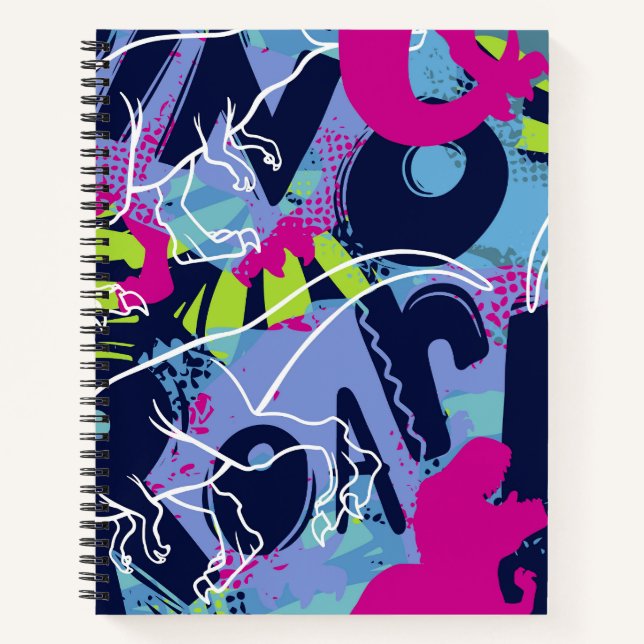 Abstract Dino Notebook (Front)
