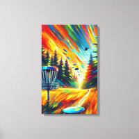 Abstract Disc Golf Art