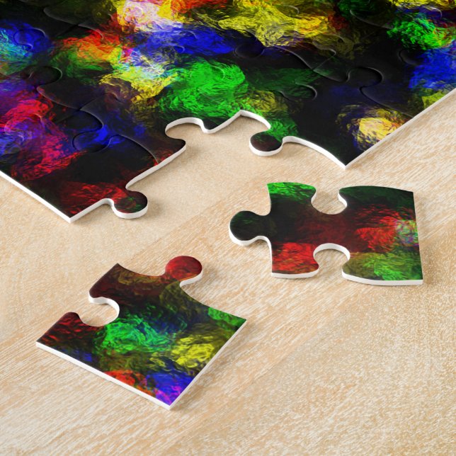 Abstract Disco Foil Jigsaw Puzzle (Side)