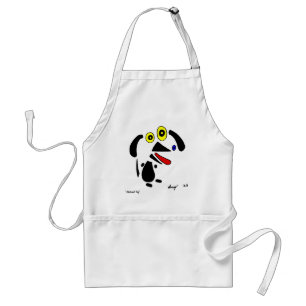 Abstract Dog Apron