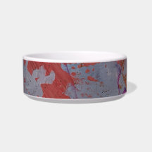 Abstract Dog Bowl
